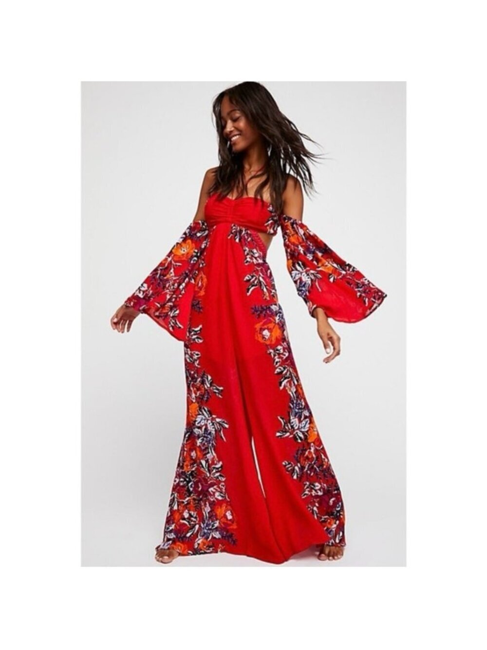 Free People Falling Flowers Jumpsuit